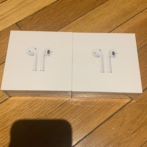 BRAND NEW AirPods (2nd Gen) with charging case - Apple